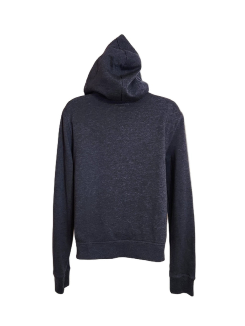 Aeropostale Comfy Fleece SIlver Graphic Navy Pullover Hoodie Sweatshirt Medium - Picture 4 of 7